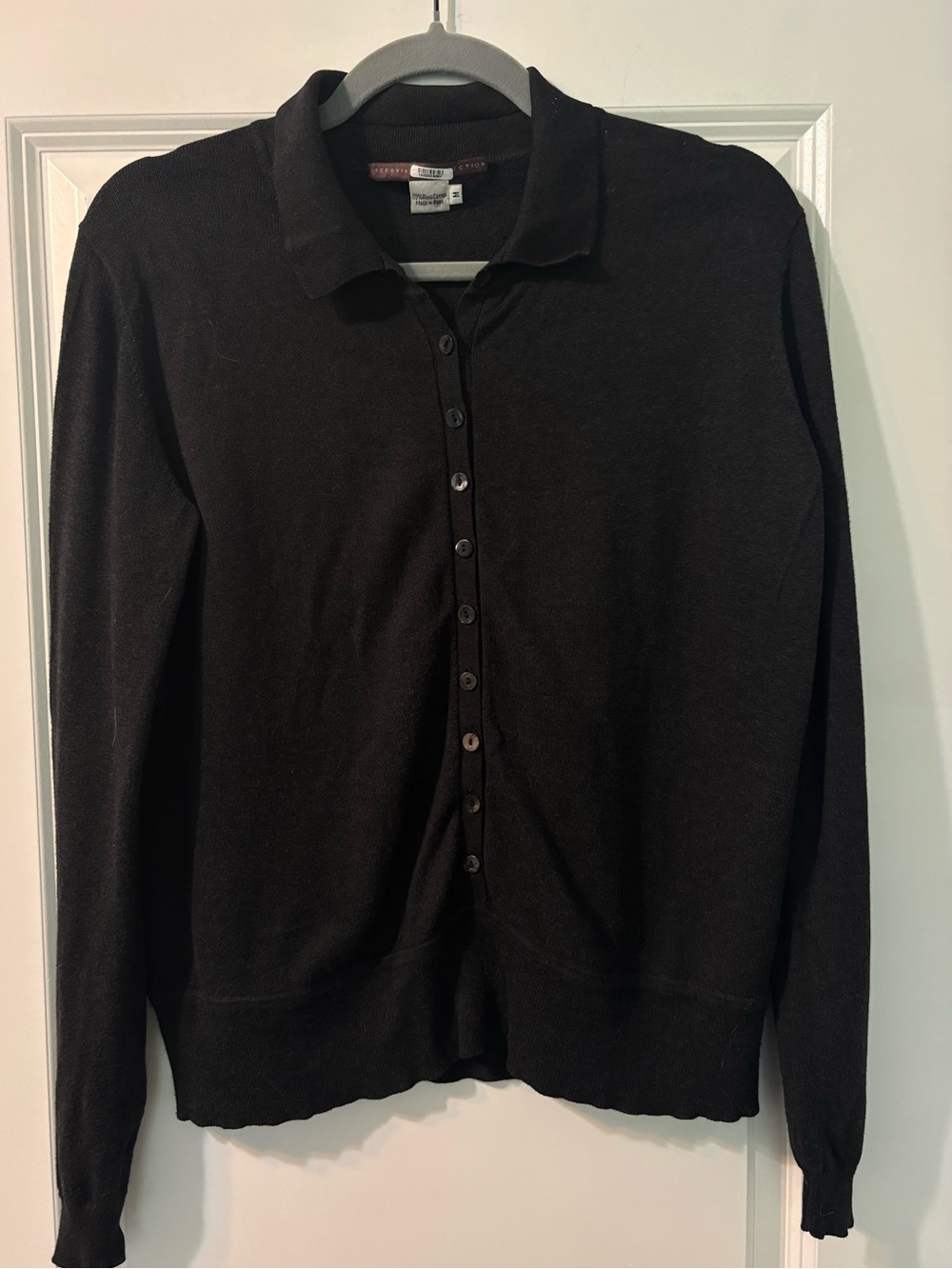 Women's Peruvian Connection Black 100% Pima Cotton